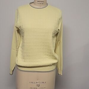 St Croix Vintage golfing country club Crewneck sweater yellow. Size S Unisex